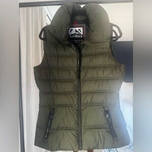 Alp N Rock Olive Puffer Vest